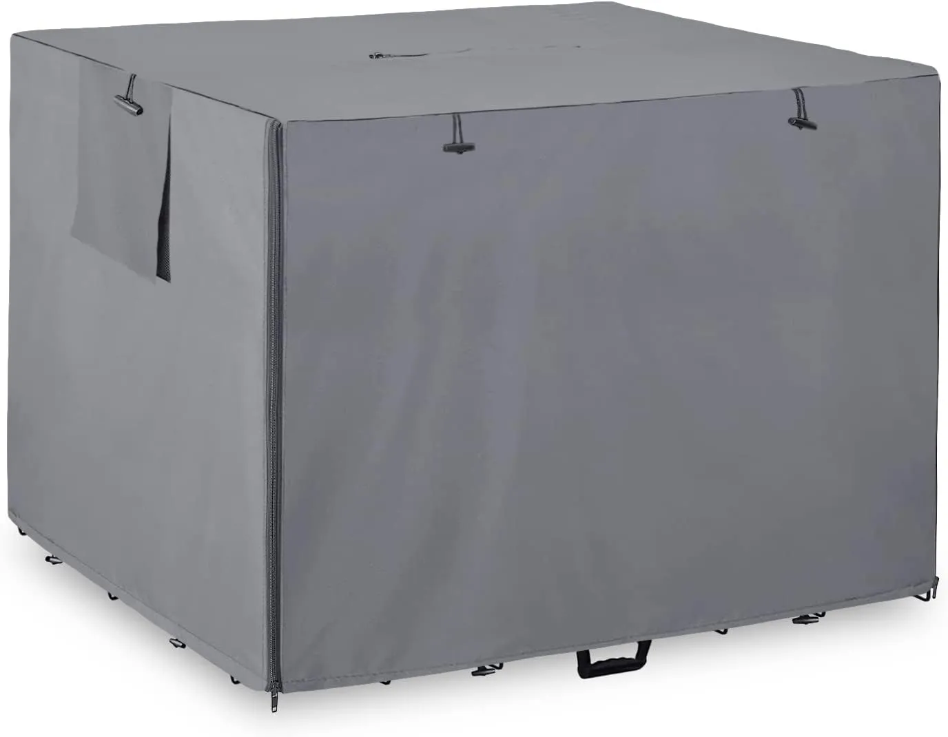 48Inch Wire Dog Crate Cover,Durable Windproof Privacy Polyester Pet Kennel Covers,Breathable Blackout Cover for 1/2/3 Door Dog Cage. (48" L x 30" W x 33" H,Grey)