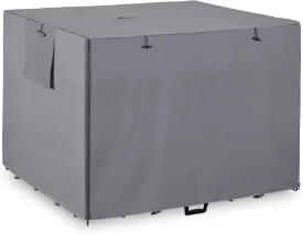 48Inch Wire Dog Crate Cover,Durable Windproof Privacy Polyester Pet Kennel Covers,Breathable Blackout Cover for 1/2/3 Door Dog Cage. (48" L x 30" W x 33" H,Grey)