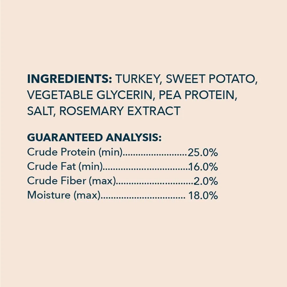 Amazon Brand - Wag Soft & Tender American Jerky Dog Treats  Turkey & Sweet Potato, 16 Ounce (Pack of 1)