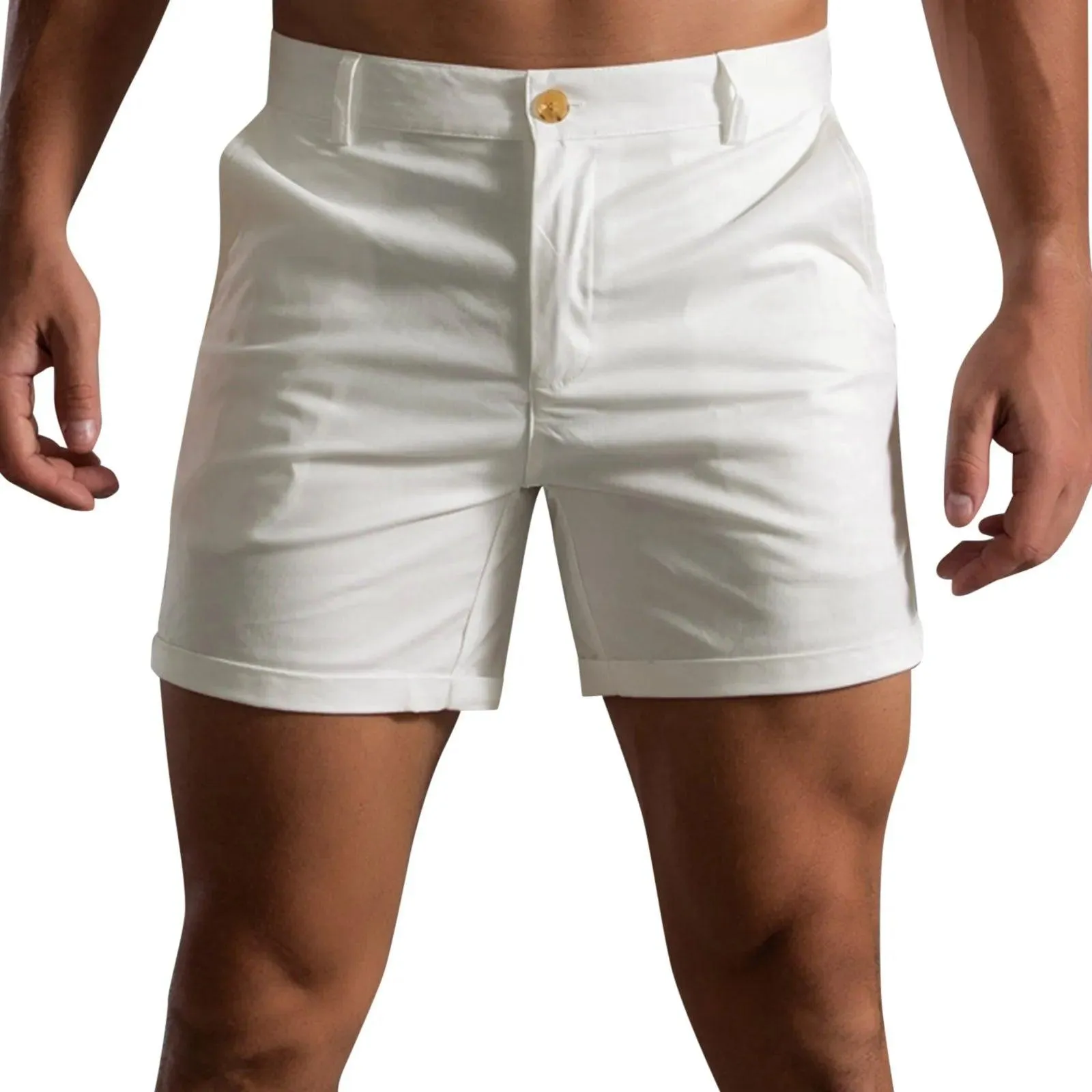 Breathable Surf Quick Drying Casual Shorts Pocket Drawstring Loose Casual Straight Shorts Pockets Basic Solid Color Pants
