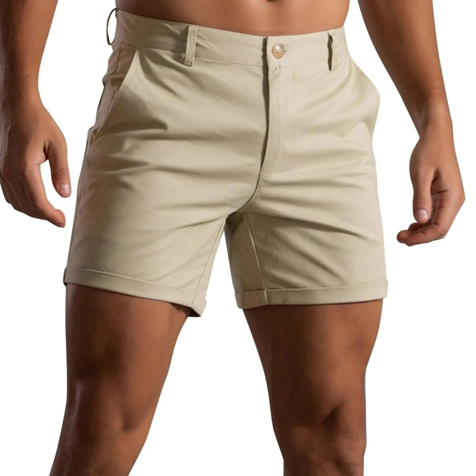 Breathable Surf Quick Drying Casual Shorts Pocket Drawstring Loose Casual Straight Shorts Pockets Basic Solid Color Pants