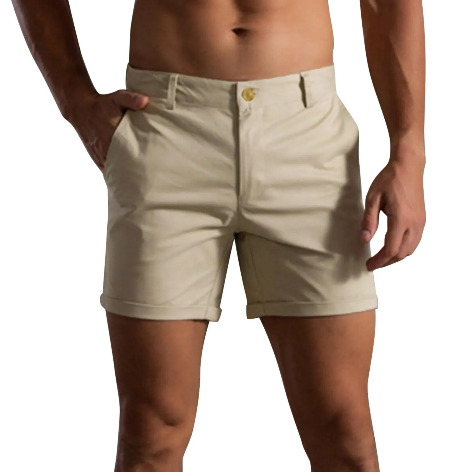 Breathable Surf Quick Drying Casual Shorts Pocket Drawstring Loose Casual Straight Shorts Pockets Basic Solid Color Pants