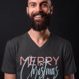 Candy Christmas V-Neck T-Shirt