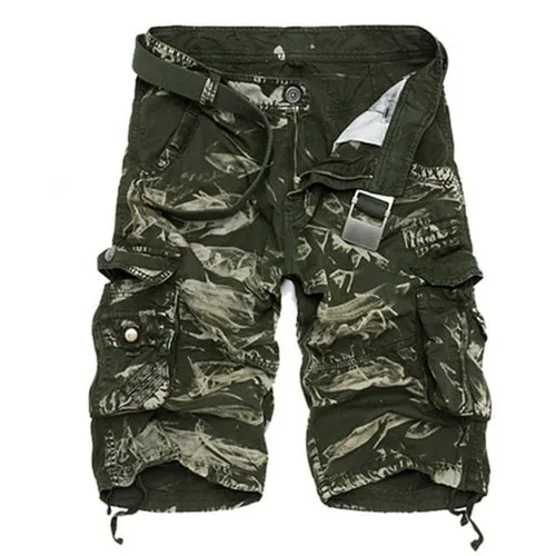 Cargo Shorts Men Cool Camouflage Summer Hot Sale Cotton Casual Men