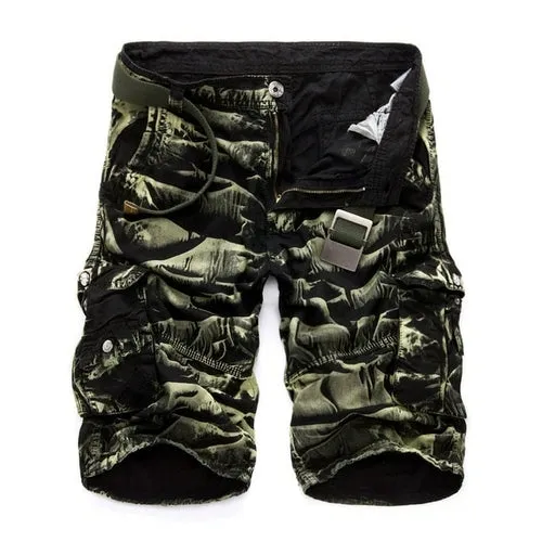 Cargo Shorts Men Cool Camouflage Summer Hot Sale Cotton Casual Men