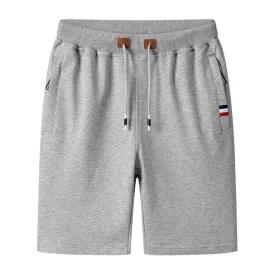 Casual Shorts Men Summer New Men's Fashion Solid Wild Knee Length Pants Slim Drawstring Beach Shorts Male