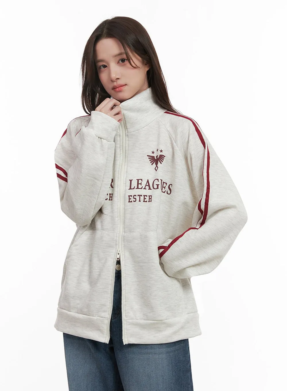 Casual Zip-Up Sports Jacket IJ510