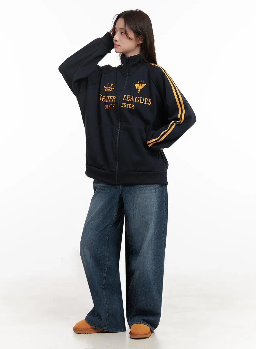 Casual Zip-Up Sports Jacket IJ510