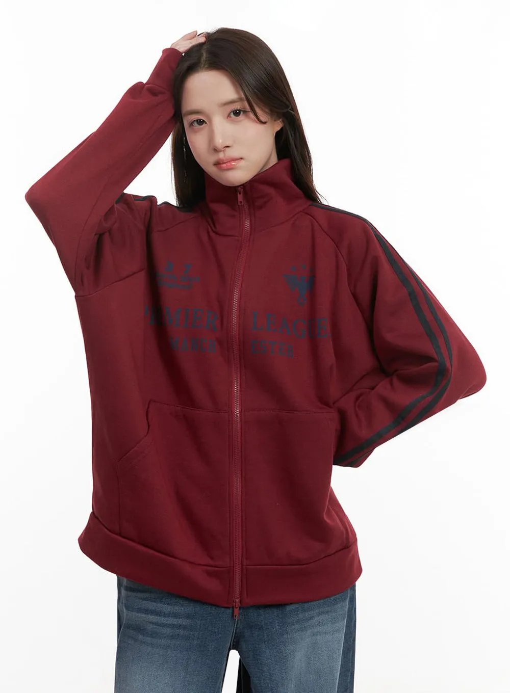 Casual Zip-Up Sports Jacket IJ510