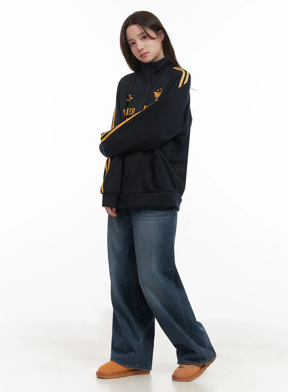 Casual Zip-Up Sports Jacket IJ510