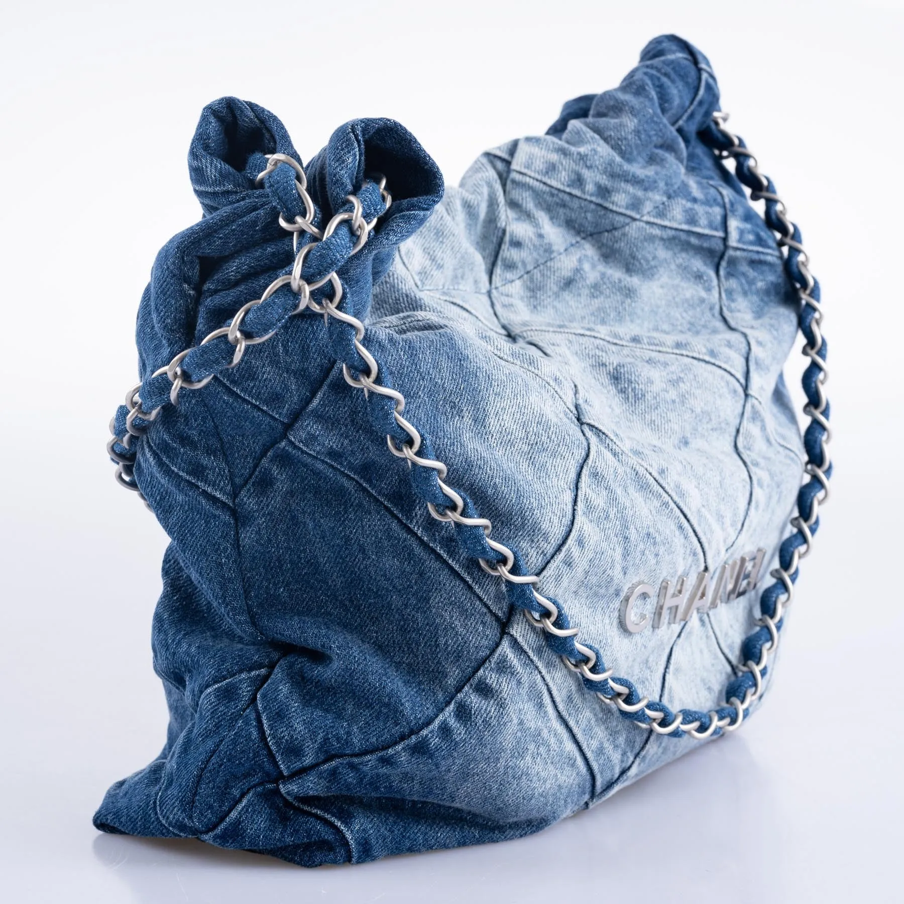 Chanel 22 Handbag Denim