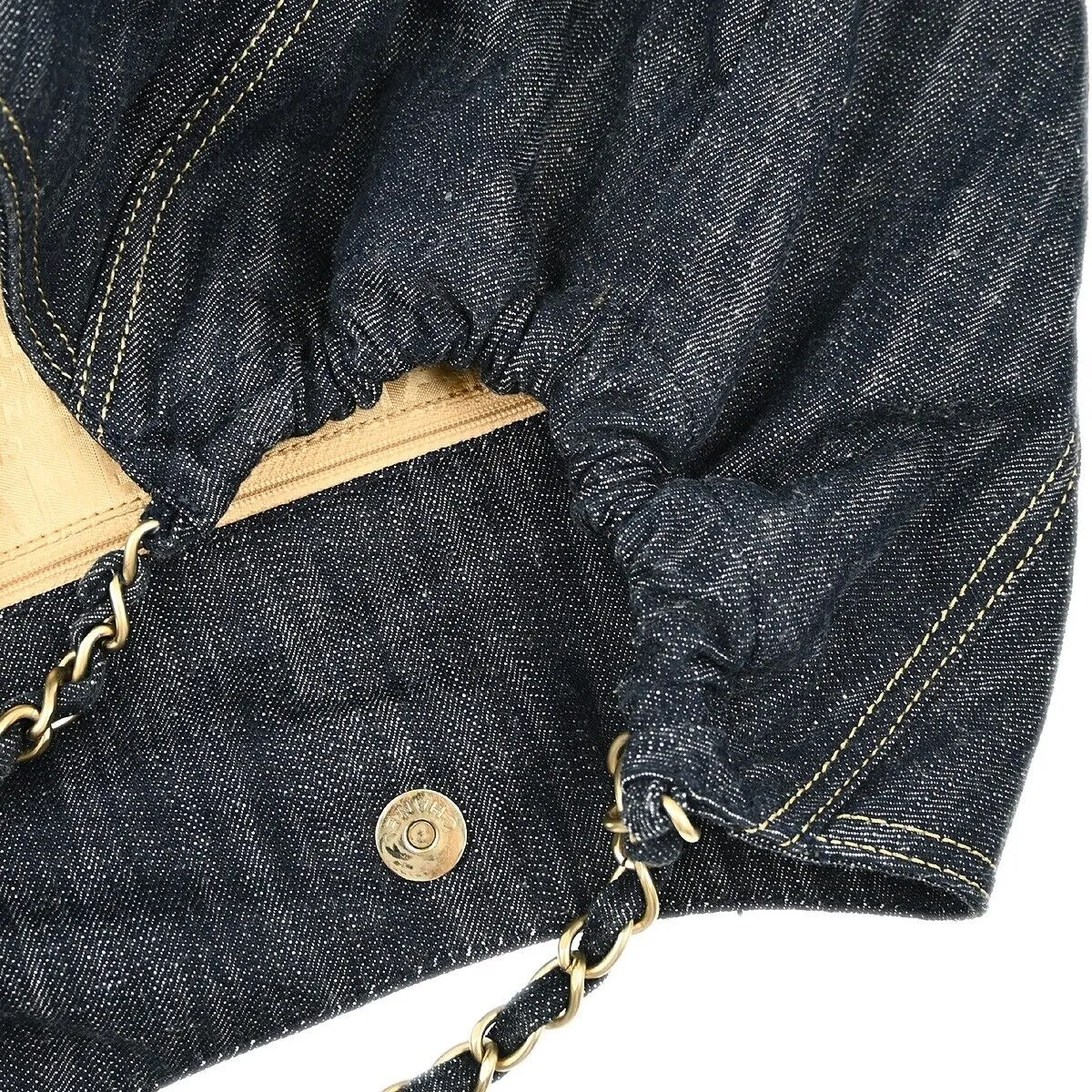 Chanel Blue Denim Coco Cabas Tote