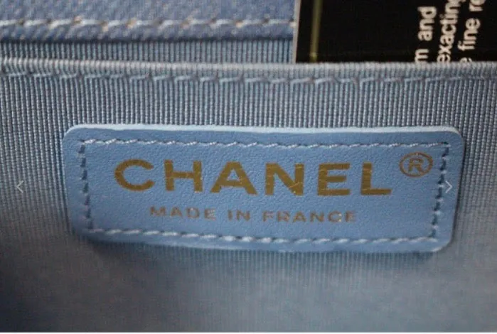 CHANEL BOY THE 27TH MINI DENIM SHOULDER BAG-HS