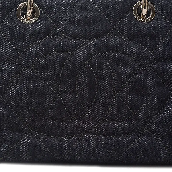 Chanel Denim Leather Handbag