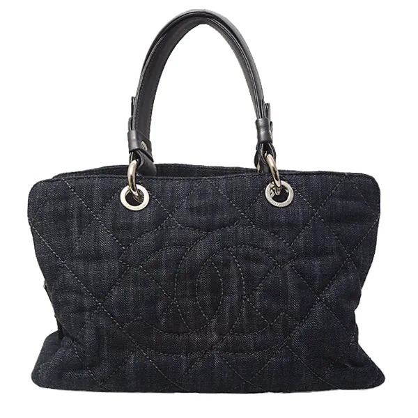 Chanel Denim Leather Handbag