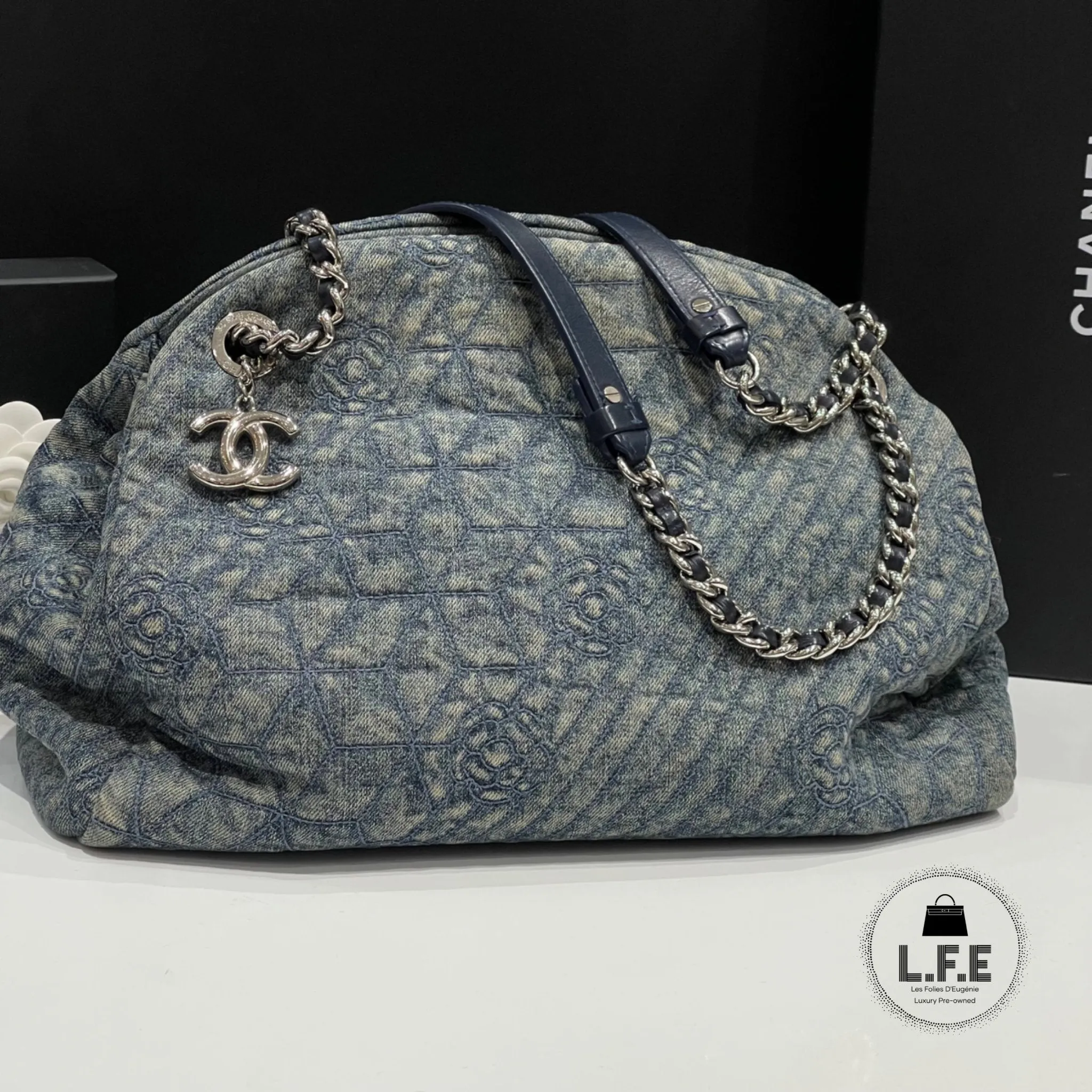 Chanel - Sac cabas mademoiselle PM denim
