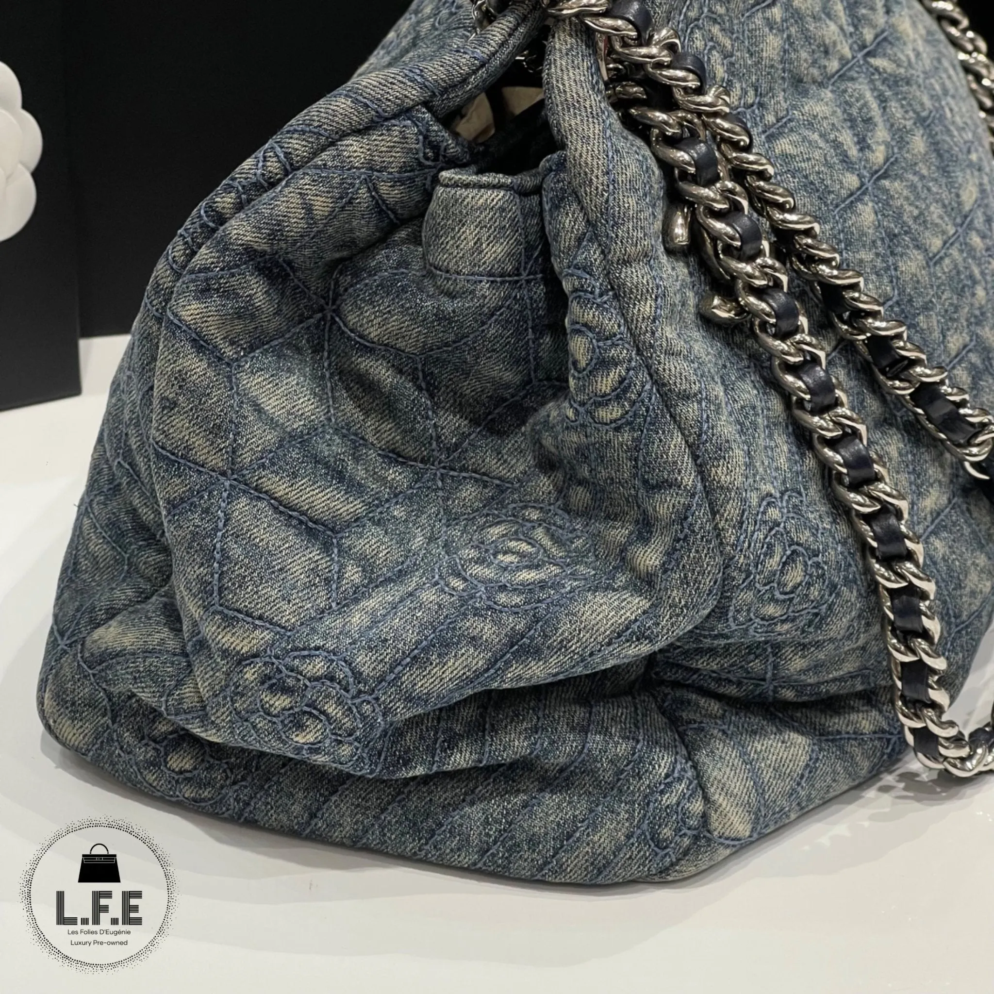 Chanel - Sac cabas mademoiselle PM denim