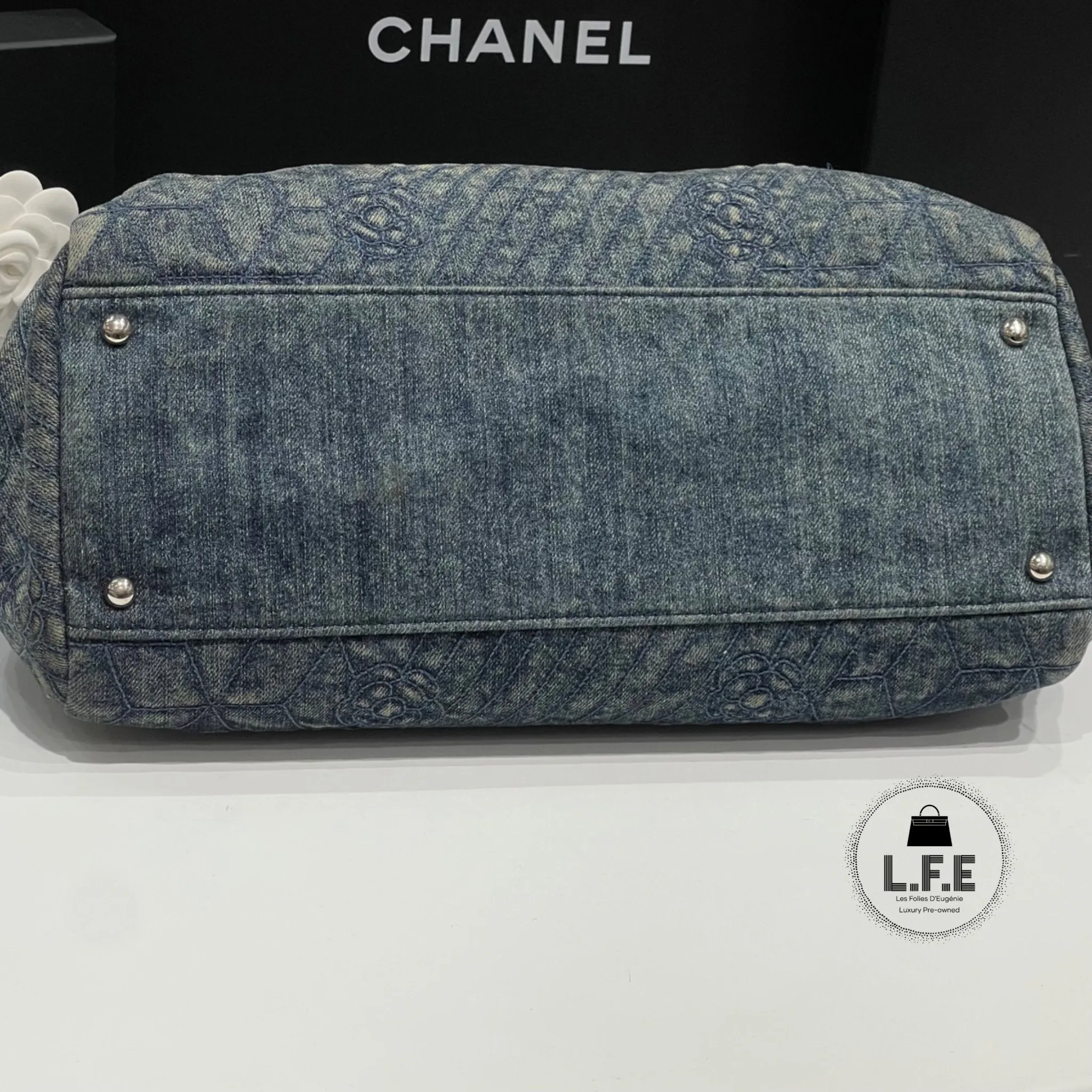 Chanel - Sac cabas mademoiselle PM denim