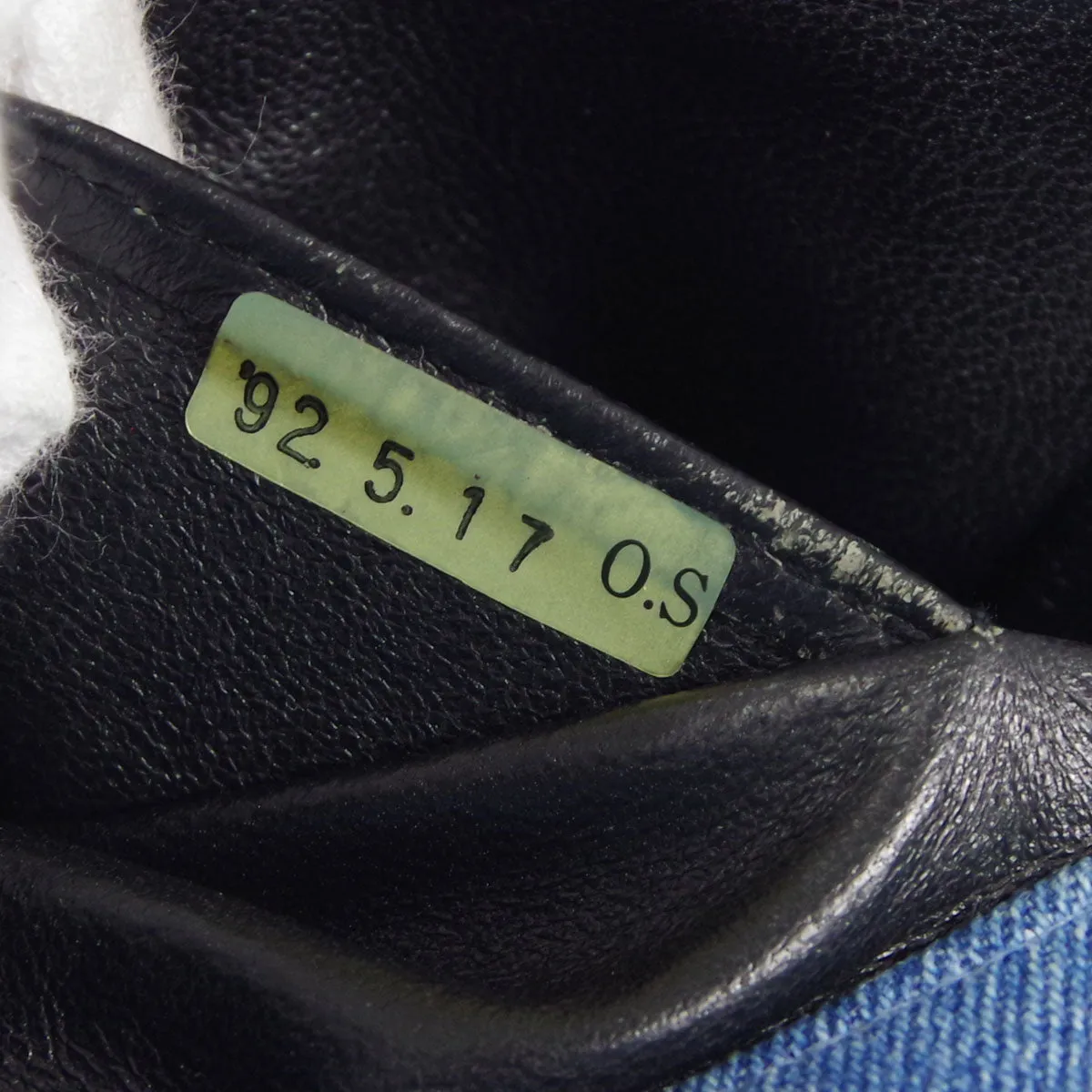 Chanel * Straight Flap Handbag Indigo Denim