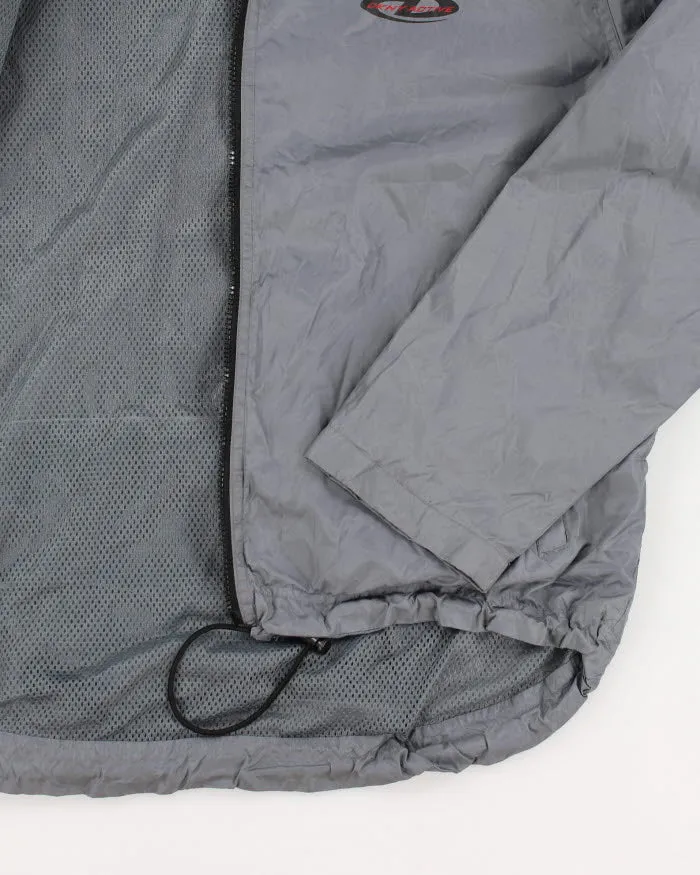 DKNY Active Grey Lightweight Windbreaker - M