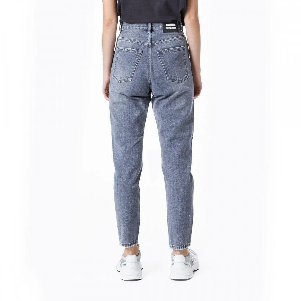 DR DENIM NORA 2020103 176 MOM JEANS DONNA WASHED GREY RIPPED