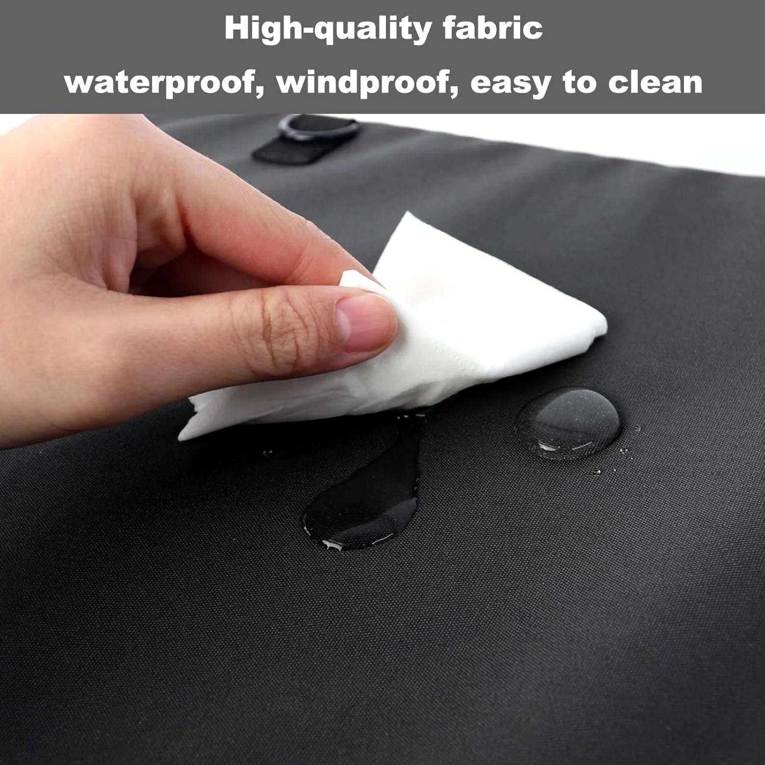 Durable Dog crate cover Double Door for large pet cover Kennel Covers Universal Fit for 48 inches Wire Dog Crate (48 Inch (48" L x 30" W x 33" H))-Black