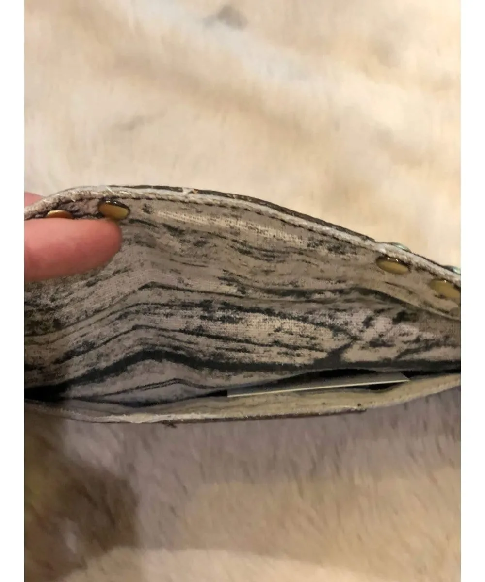 Green Camo LV Clutch