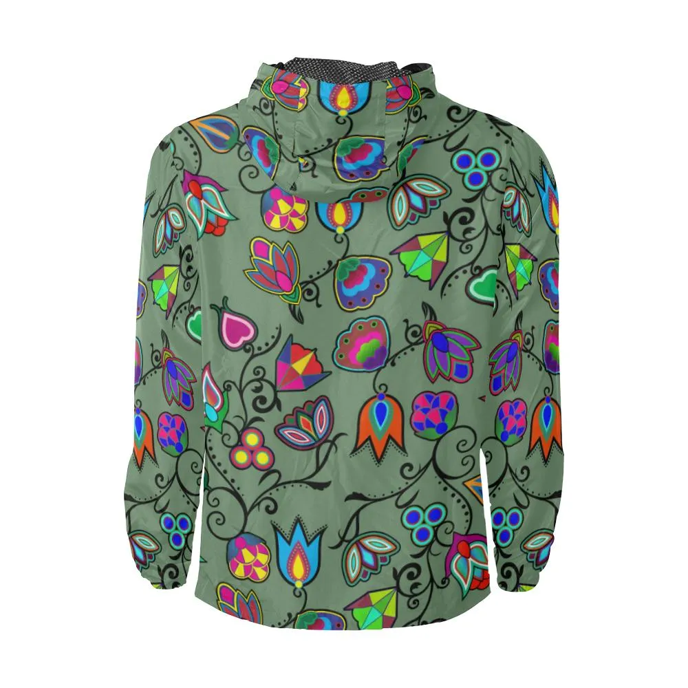 Indigenous Paisley Dark Sea Men's Windbreaker