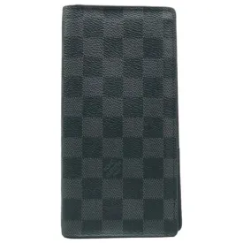 Louis Vuitton Brazza Black Damier Graphite Canvas Wallet
