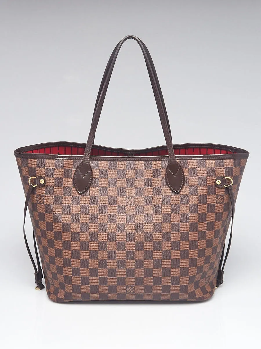 LOUIS VUITTON Damier Ebene Neverfull MM Bag