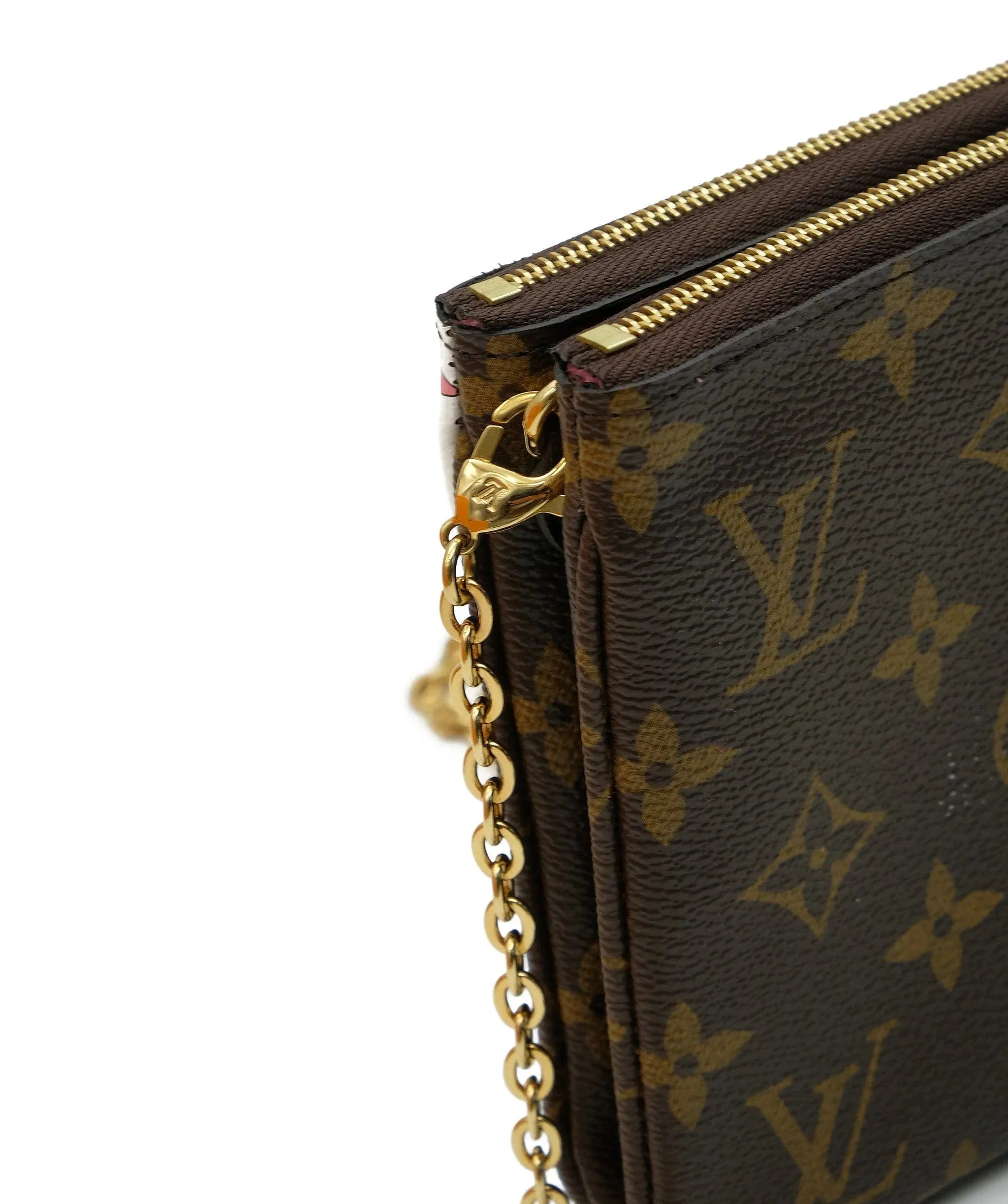 Louis Vuitton Double Zip Pochette Limited Edition RJC2144