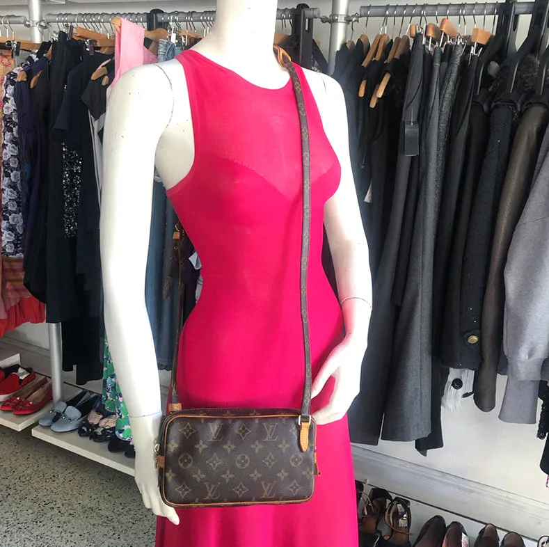 Louis Vuitton Marly Bandouliere Monogram Crossbody Bag
