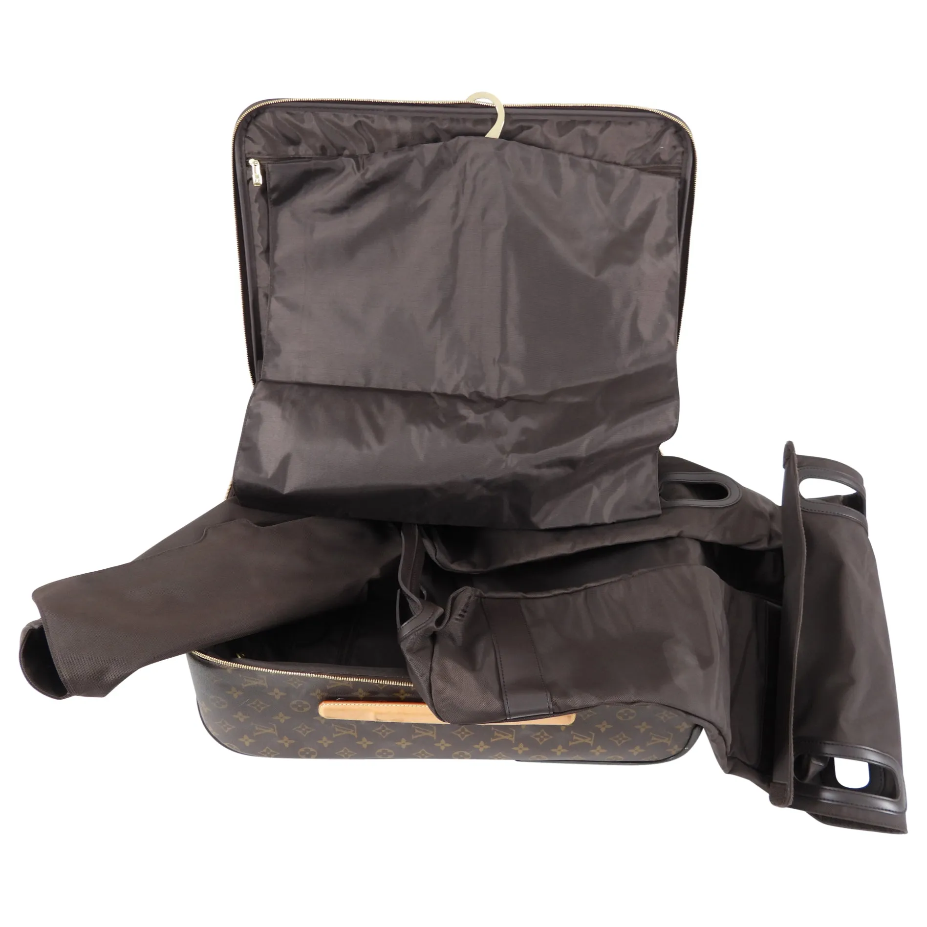 Louis Vuitton Monogram Pegase 55 Rolling Travel Luggage