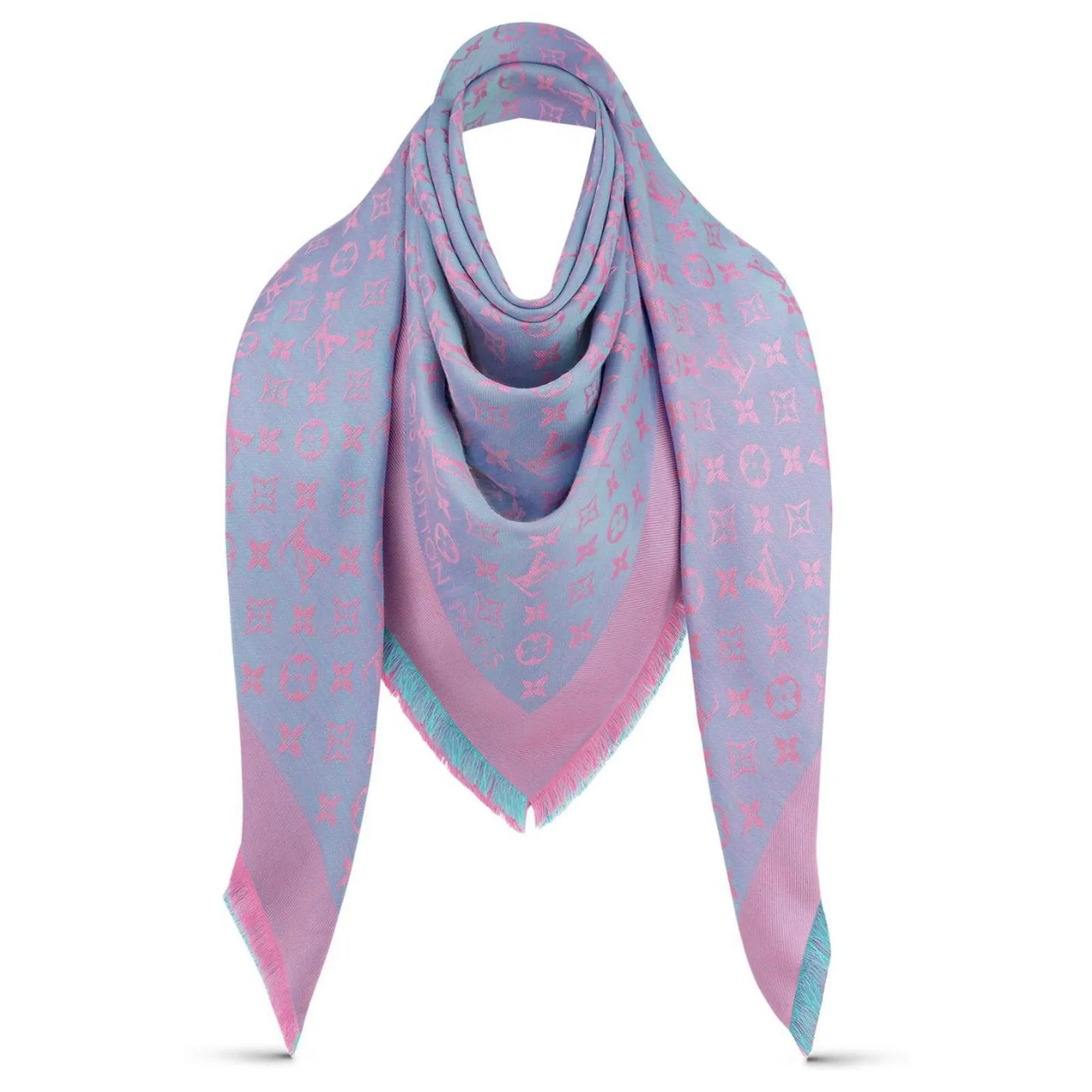 LOUIS VUITTON MONOGRAM SCARF SHAWL