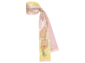 LOUIS VUITTON Monogram Silk Bandeau Printed Rose