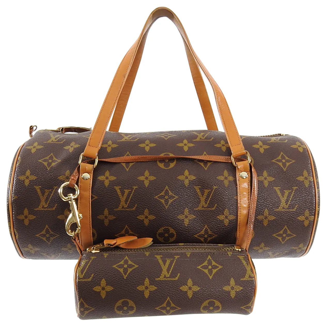 Louis Vuitton Vintage 1970’s Monogram Papillon 30cm Micro Mini Set