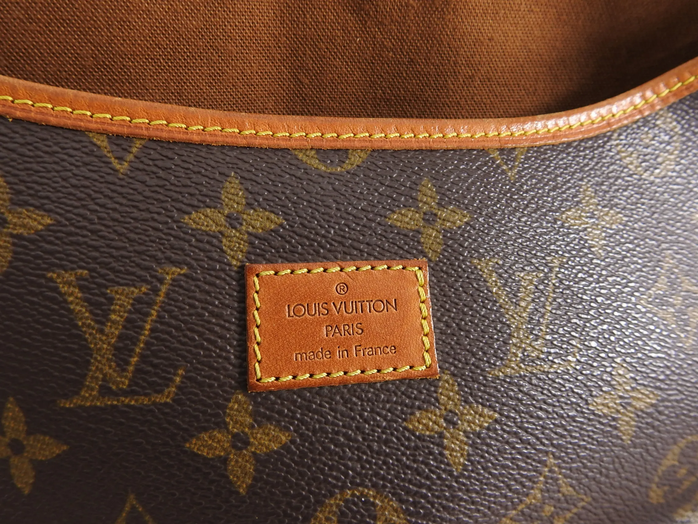 Louis Vuitton Vintage 1996 Saumur 35 Double Satchel Monogram Bag