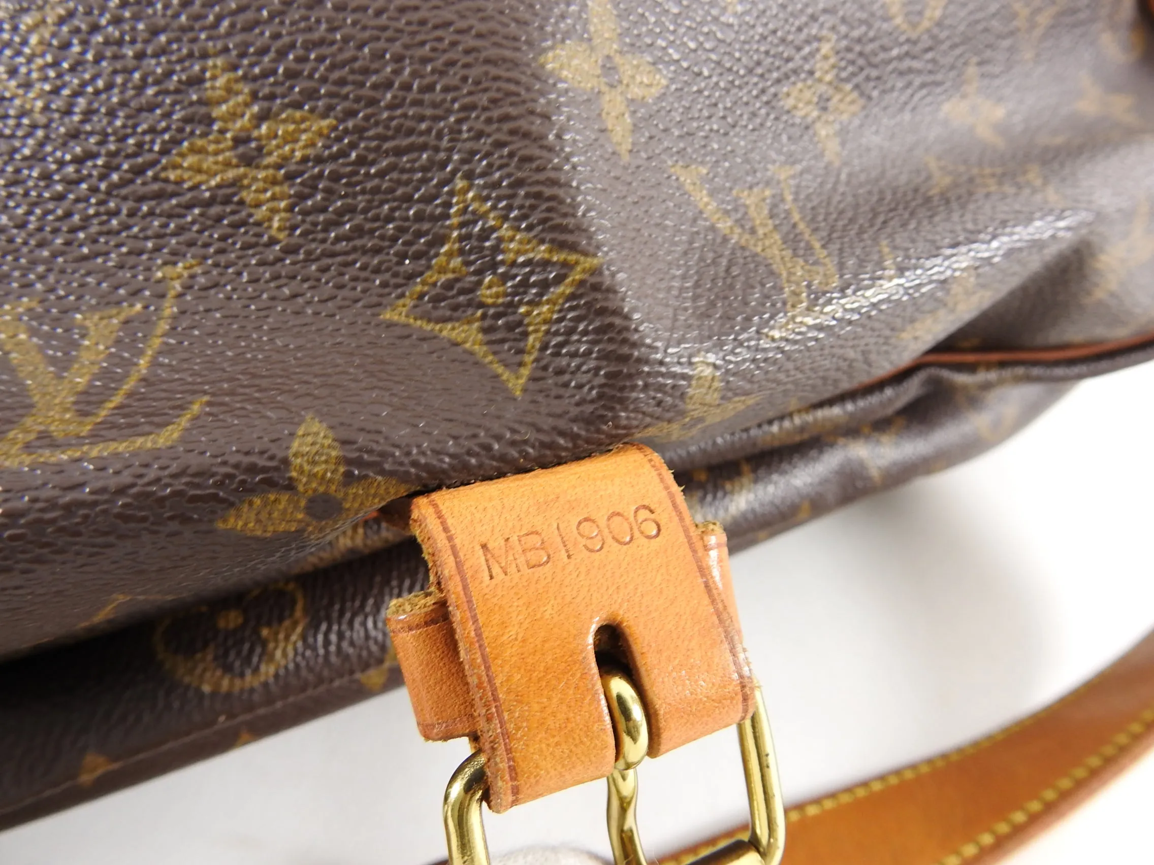 Louis Vuitton Vintage 1996 Saumur 35 Double Satchel Monogram Bag