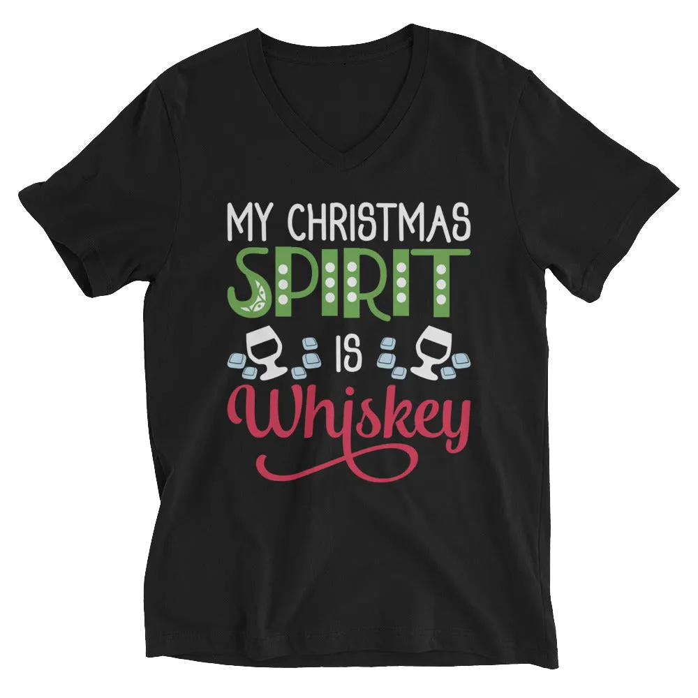My Christmas Spirit V-Neck T-Shirt