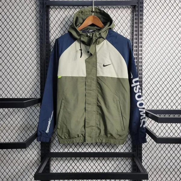 Nike Corta-Vento Windbreaker - Green and Blue