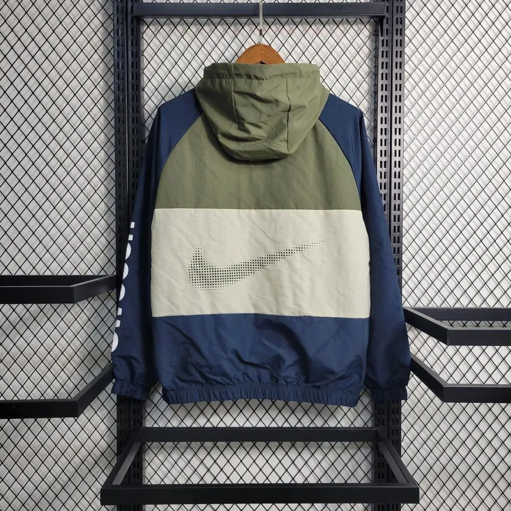 Nike Corta-Vento Windbreaker - Green and Blue