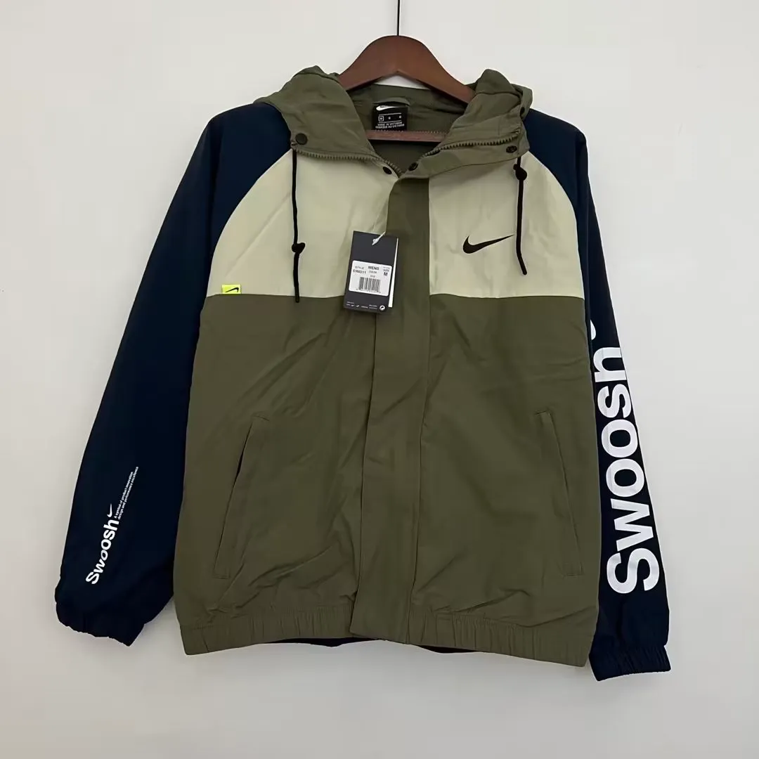 Nike Corta-Vento Windbreaker - Green and Blue