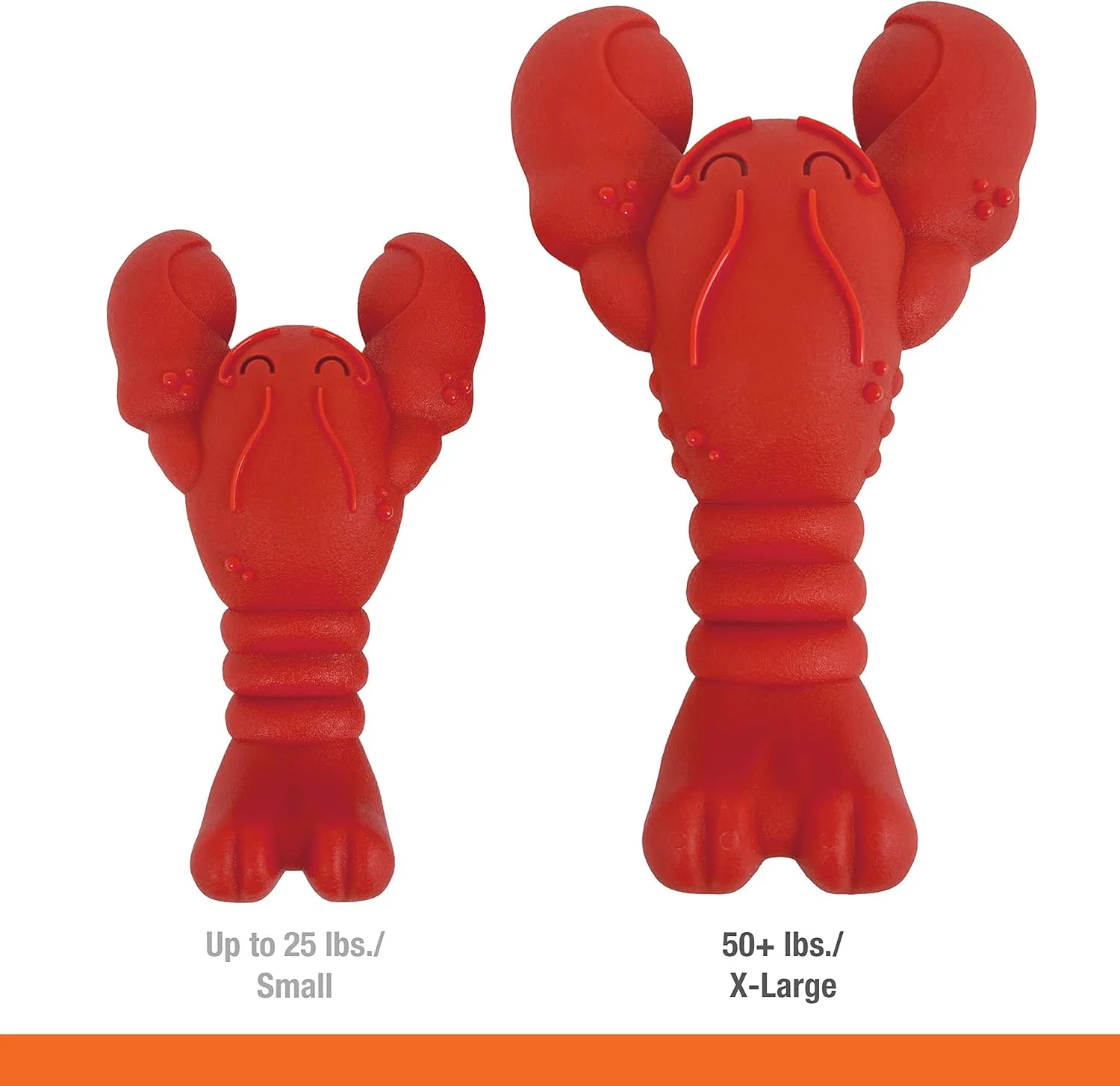 Nylabone Lobster Power Chew Toy for Dogs, Dog Toys for Aggressive Chewers, Filet Mignon Flavor, X-Large Dogs - 50  lbs, 1 Count