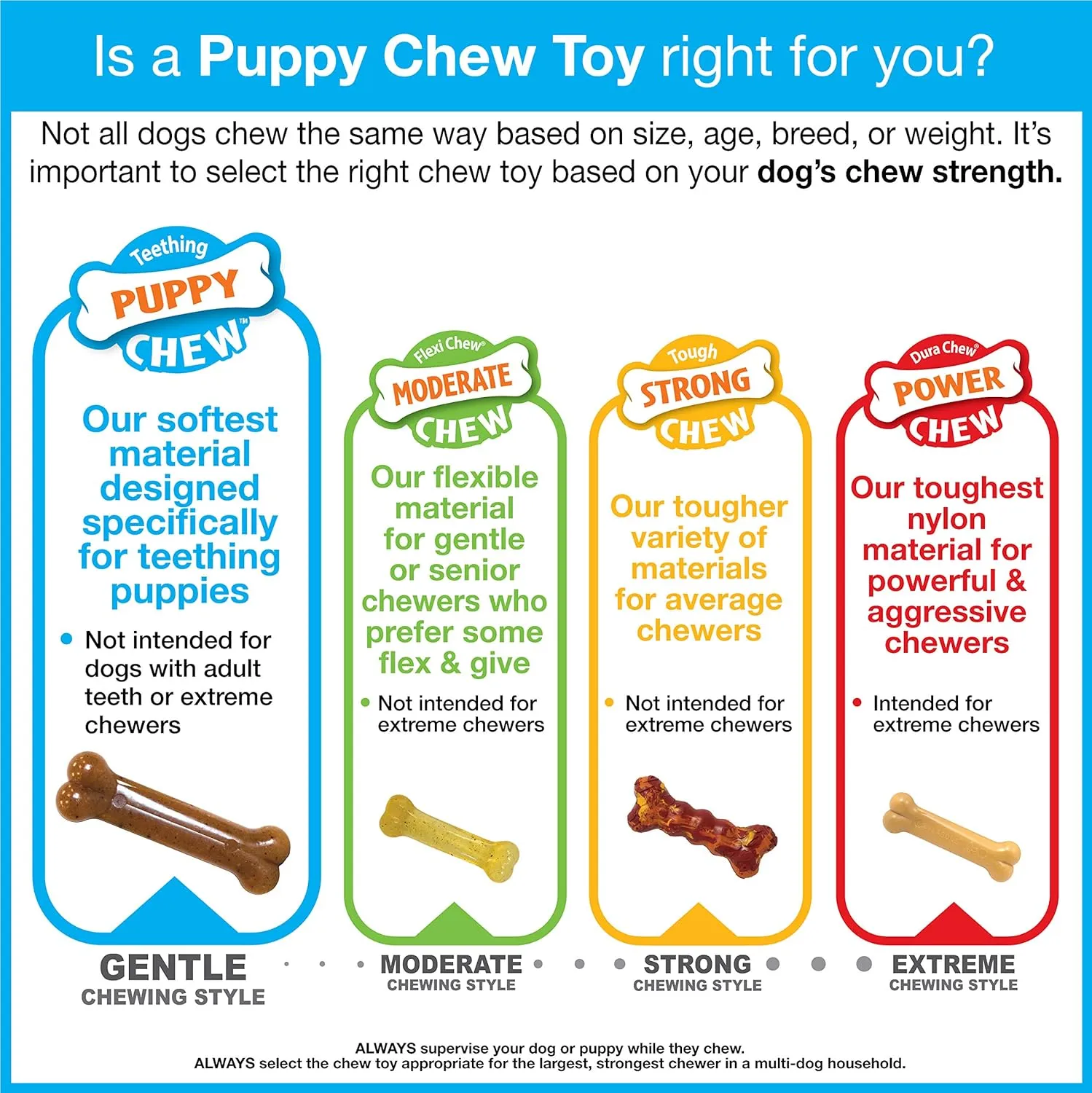 Nylabone Puppy Chew Key Ring Toy, Toys for Teething Puppies, Multi Color, Bacon Flavor, Small - Up to 25 lbs, 1 Count