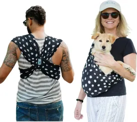 Pet K'tan Dog Sling Carrier: Hands Free for Small Dogs - #1 Pet Travel Accessory & Gift -Bond with New Puppy-Cats & Small Animals- Safe Durable Soft - Anti-Anxiety-Sized for the Human (see size chart)