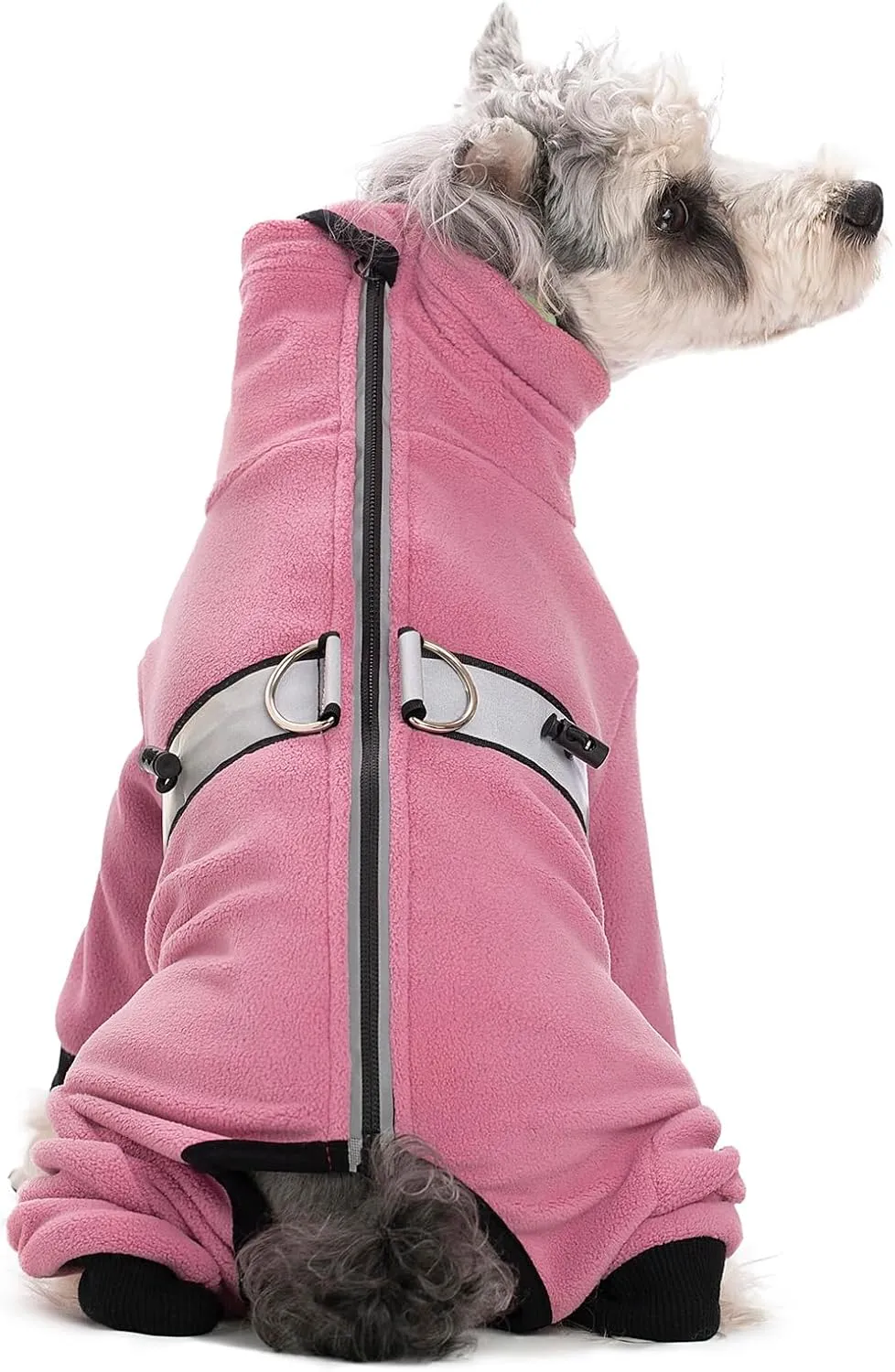 Polar Fleece Dog Coats for Small Medium Dogs, Winter Jacket Sweater Vest Bodysuit, Four-Legged Warm Clothes Pajamas