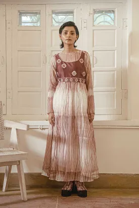 Roseate Bliss Shibori Dress