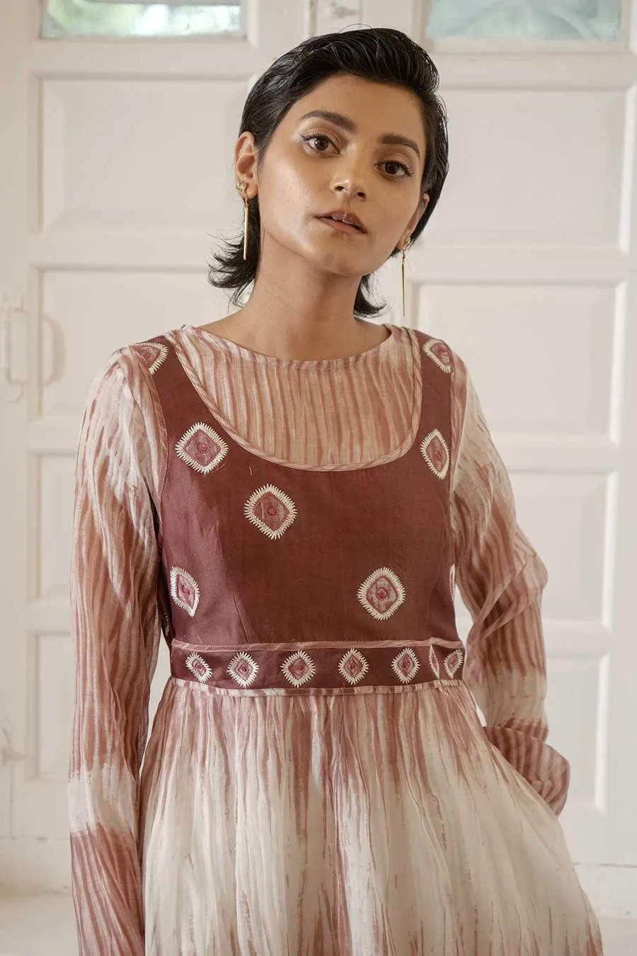 Roseate Bliss Shibori Dress