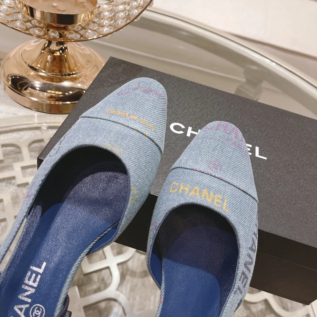 SE884 CC Sling-back Shoes / Size4-11