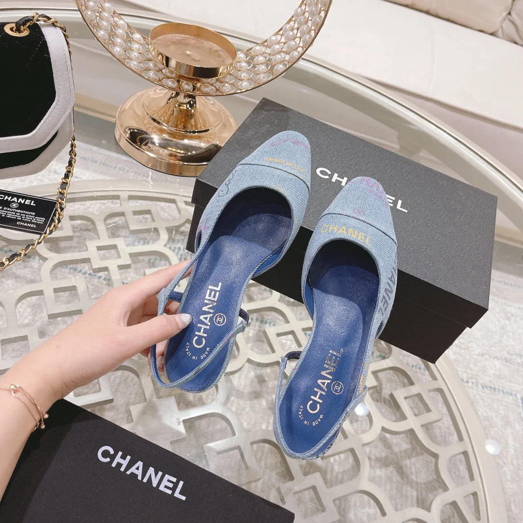 SE884 CC Sling-back Shoes / Size4-11